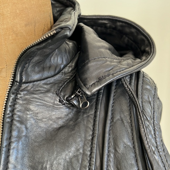 Vintage Leather Bomber Aviator Jacket - Picture 7 of 16